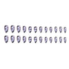 12 Sizes-24 Pcs Press On Nails W824