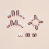 12 Sizes-24 Pcs Press On Nails W934