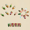 12 Sizes-24 Pcs Press On Nails Y1251