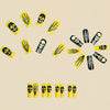 12 Sizes-24 Pcs Press On Nails y1103-24