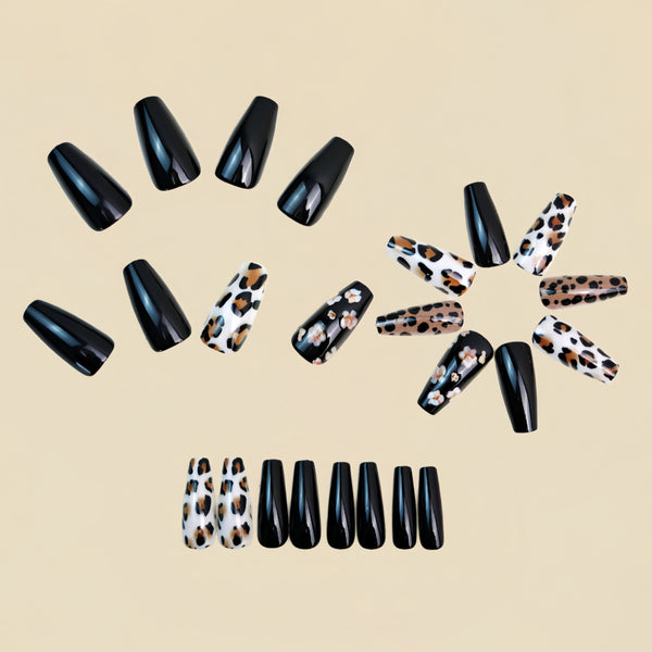 12 Sizes-24 Pcs Press On Nails Y1752