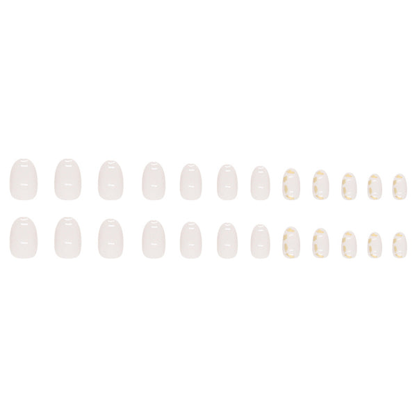 12 Sizes-24 Pcs Press On Nails W833