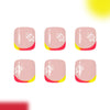 12 Sizes-24 Pcs Press On Nails C1773