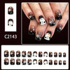 12 Sizes-24 Pcs Press On Nails C2143