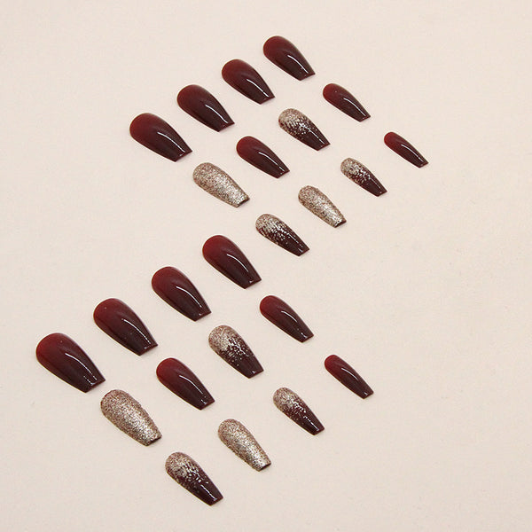12 Sizes-24 Pcs Press On Nails W441
