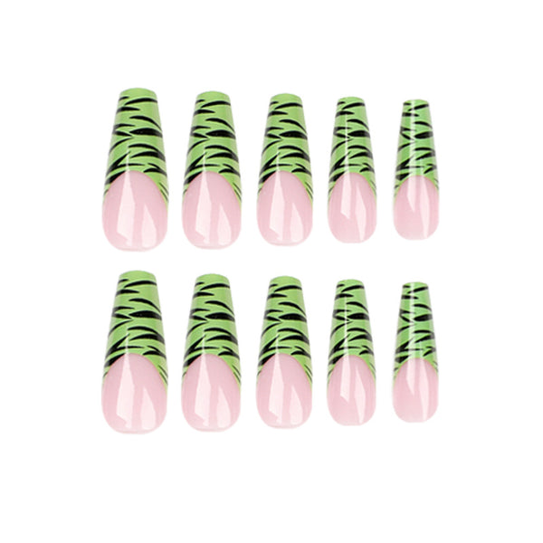 12 Sizes-24 Pcs Press On Nails JP1473