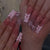 12 Sizes-24 Pcs Press On Nails JP4304