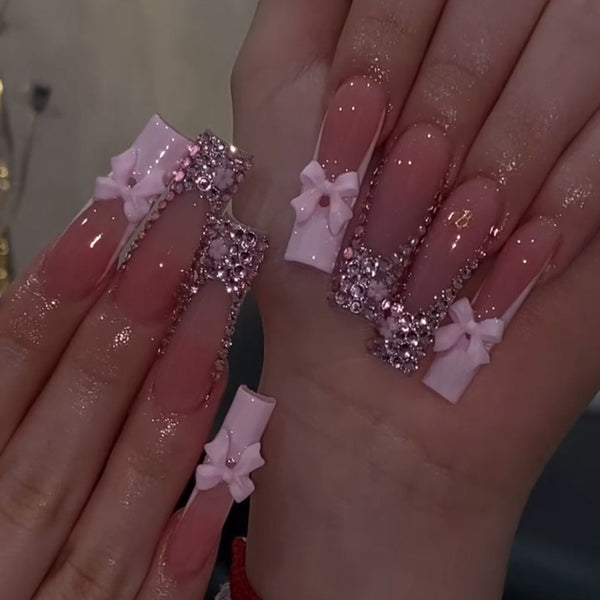 12 Sizes-24 Pcs Press On Nails JP4304