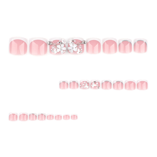 12 Sizes-24 Pcs Press On Nails JP3346