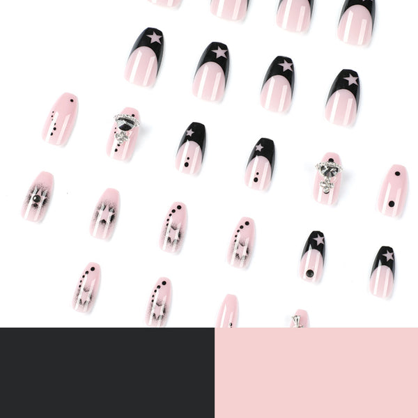 12 Sizes-24 Pcs Press On Nails JP2053