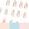 12 Sizes-24 Pcs Press On Nails JP1780