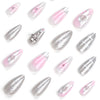 12 Sizes-24 Pcs Press On Nails JP2822