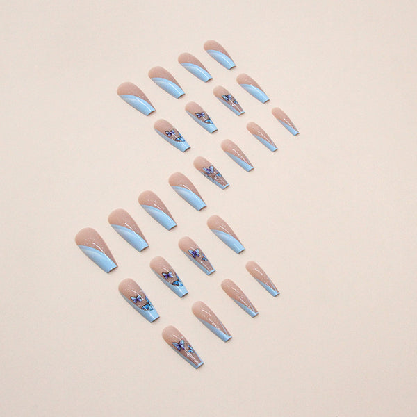 12 Sizes-24 Pcs Press On Nails W834