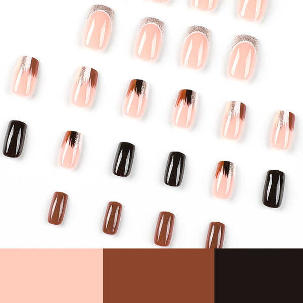 12 Sizes-24 Pcs Press On Nails JP2217