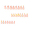12 Sizes-24 Pcs Press On Nails JP3796