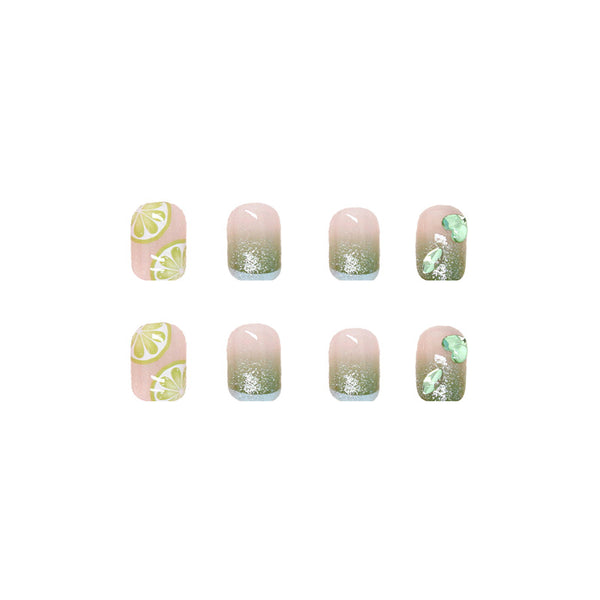 12 Sizes-24 Pcs Press On Nails Z364