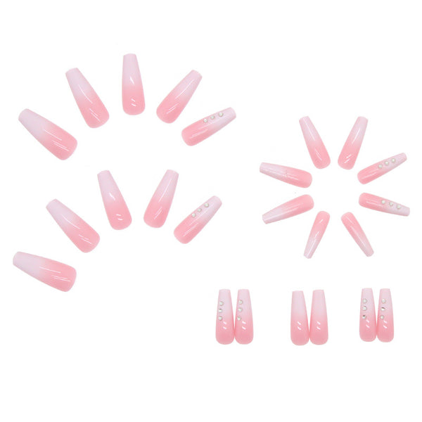 12 Sizes-24 Pcs Press On Nails W054
