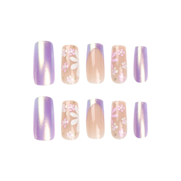 12 Sizes-24 Pcs Press On Nails JP2547