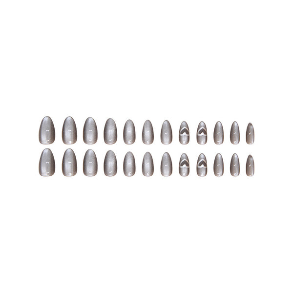 12 Sizes-24 Pcs Press On Nails W1559