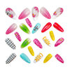 12 Sizes-24 Pcs Press On Nails Y1394