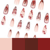 12 Sizes-24 Pcs Press On Nails JP3856