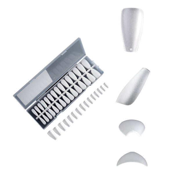 300 Pcs Press On Nails short-almond-01