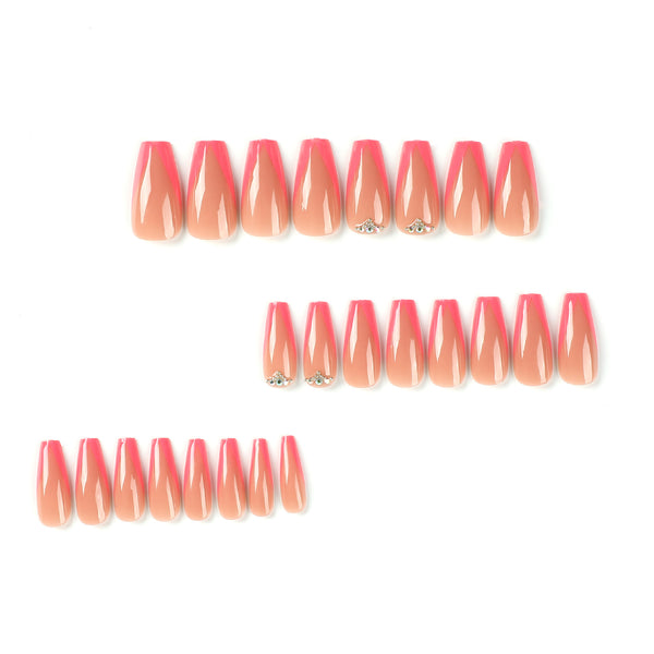12 Sizes-24 Pcs Press On Nails JP2350