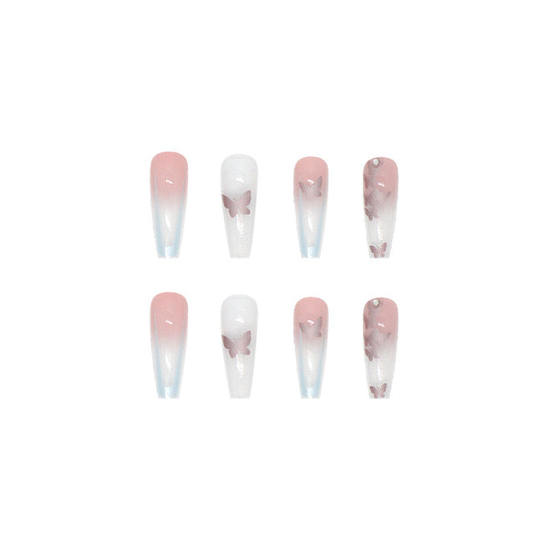 12 Sizes-24 Pcs Press On Nails Z298