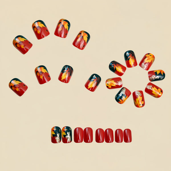 12 Sizes-24 Pcs Press On Nails Y1473