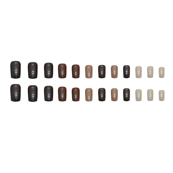 12 Sizes-24 Pcs Press On Nails W1450