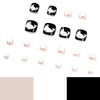 12 Sizes-24 Pcs Press On Nails JP1644