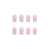 12 Sizes-24 Pcs Press On Nails W165