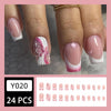 12 Sizes-24 Pcs Press On Nails Y020