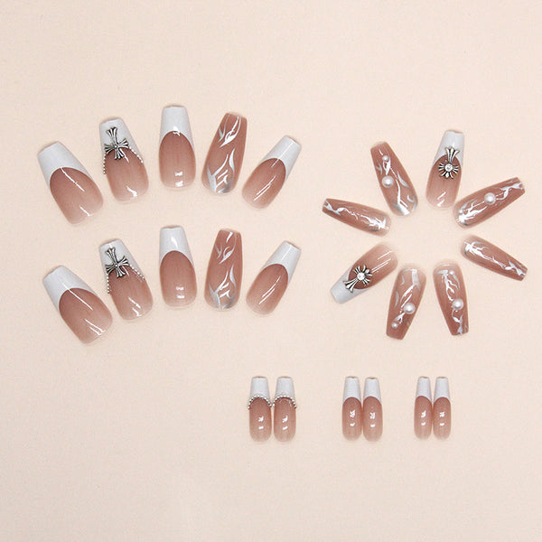 12 Sizes-24 Pcs Press On Nails Z779