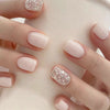 12 Sizes-24 Pcs Press On Nails W1301