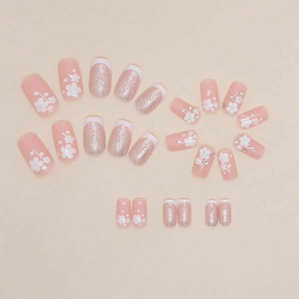 12 Sizes-24 Pcs Press On Nails Z753
