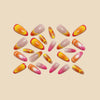 12 Sizes-24 Pcs Press On Nails Y2009