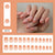 12 Sizes-24 Pcs Press On Nails R879