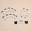 12 Sizes-24 Pcs Press On Nails W444