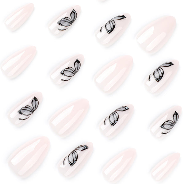 12 Sizes-24 Pcs Press On Nails JP3872