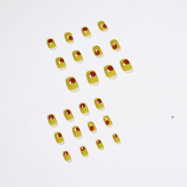 12 Sizes-24 Pcs Press On Nails JP1441