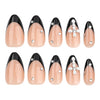 12 Sizes-24 Pcs Press On Nails JP3539