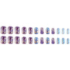12 Sizes-24 Pcs Press On Nails Y191