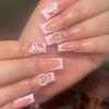 12 Sizes-24 Pcs Press On Nails BZ1417