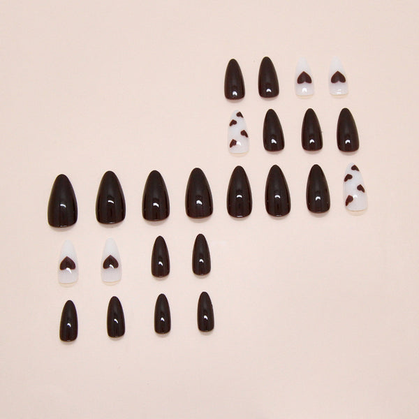 12 Sizes-24 Pcs Press On Nails W2128