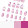 12 Sizes-24 Pcs Press On Nails JP3831