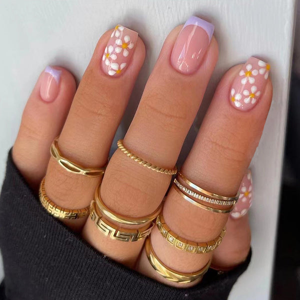 12 Sizes-24 Pcs Press On Nails JP1503