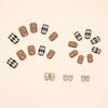 12 Sizes-24 Pcs Press On Nails Z544