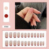 12 Sizes-24 Pcs Press On Nails R161