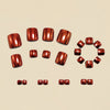12 Sizes-24 Pcs Press On Nails Y1922
